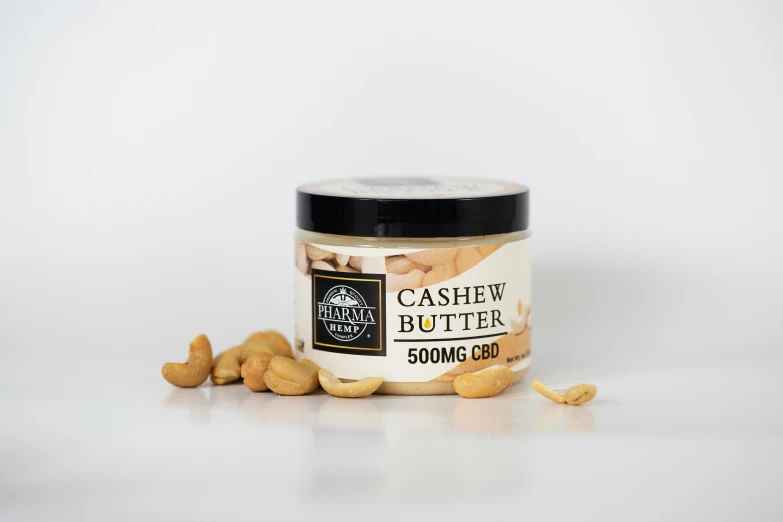 some cashews in a tin that is slightly open