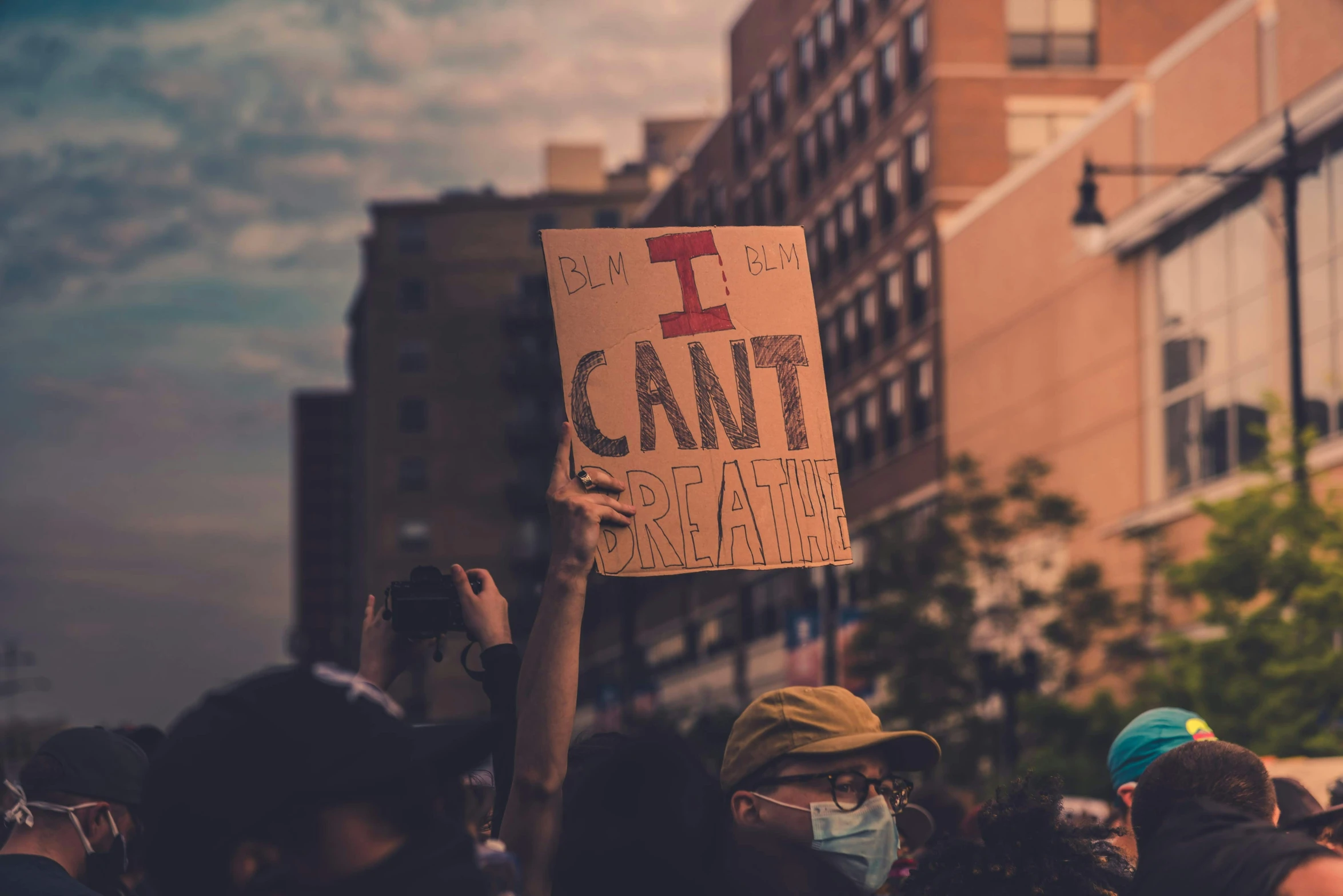 an occupy protest is held in a city