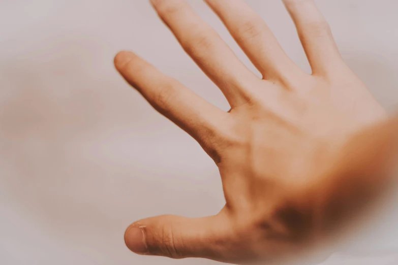 an image of a hand that has not been extended