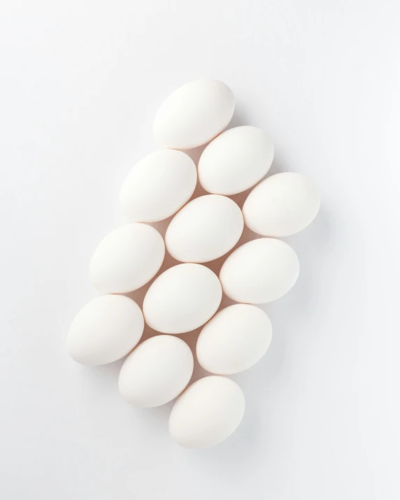 several eggs sitting on top of each other