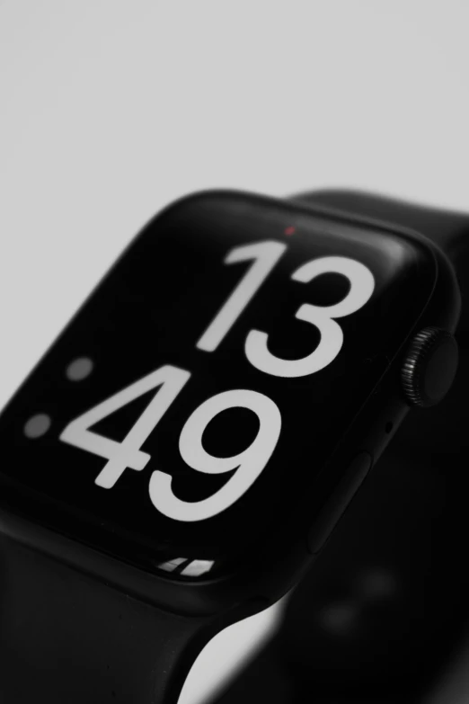 the apple watch is displaying the time