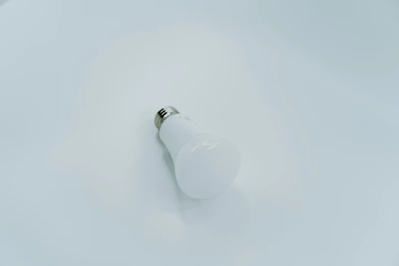 the light bulb is white in color