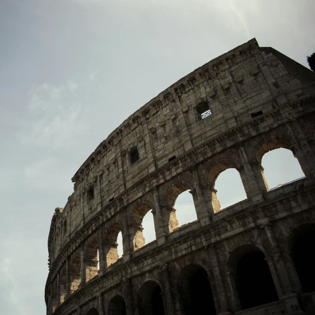 the building has arches on all sides of it