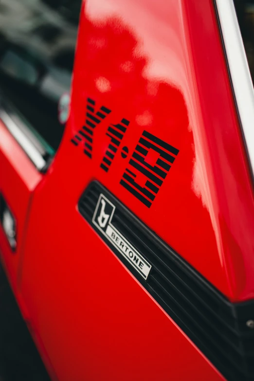 the logo on the rear of a motorcycle