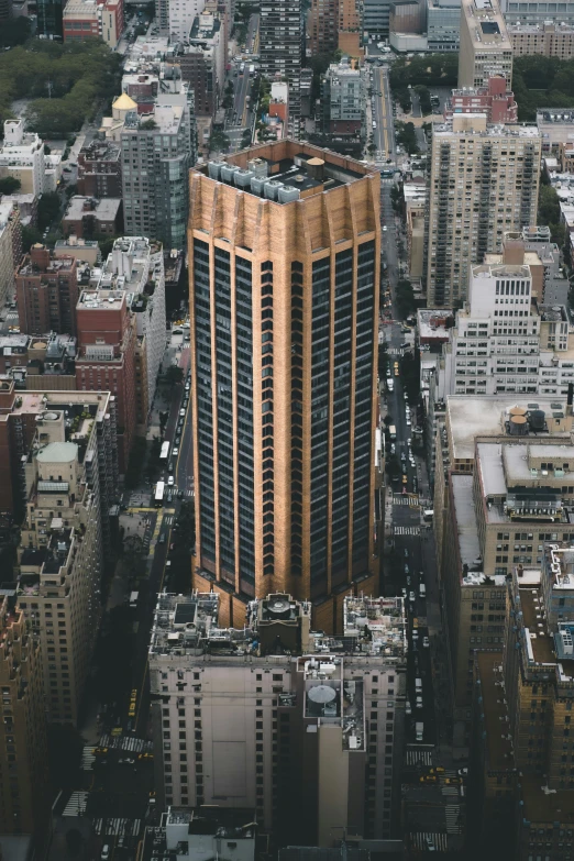 high rises, with all the windows and the sky visible