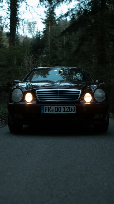 a car parked on the side of the road