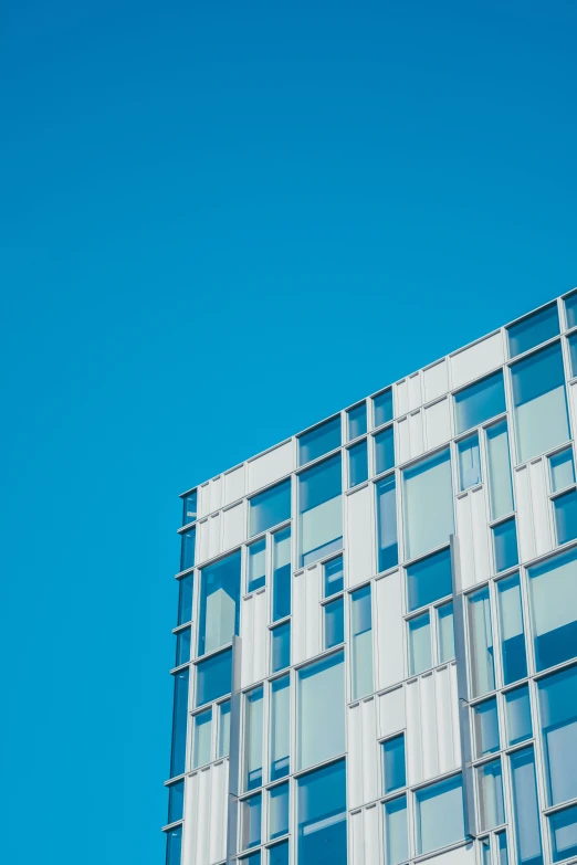 a tall building with a very large window