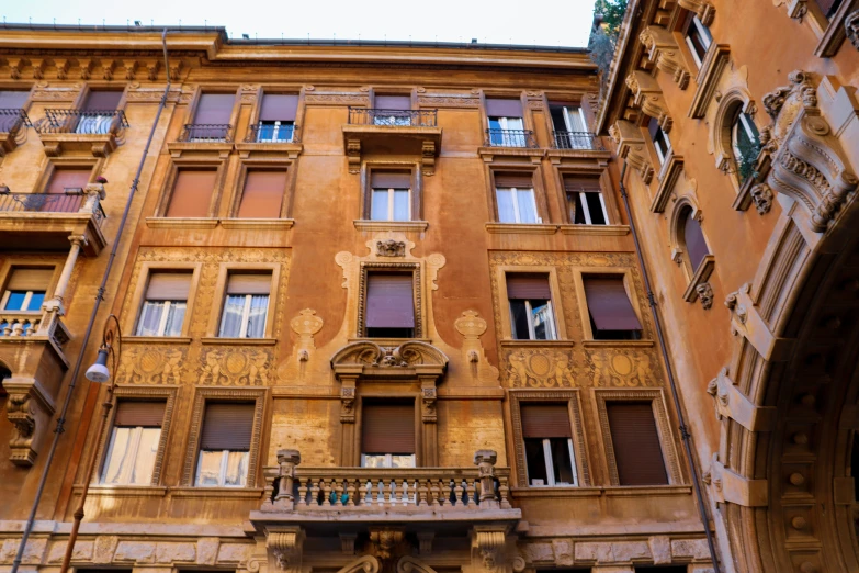 an old building that looks like an old european villa