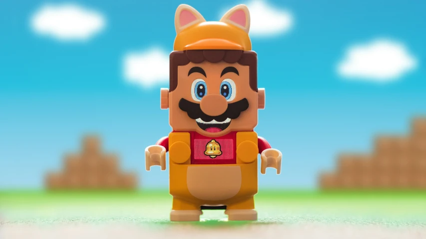 this is an image of the action figure of mario