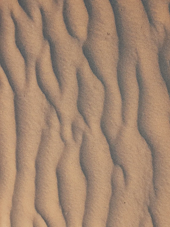 sand dunes are shown with shadows