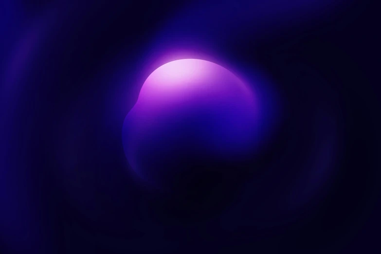 an unusual image of a ball in the dark