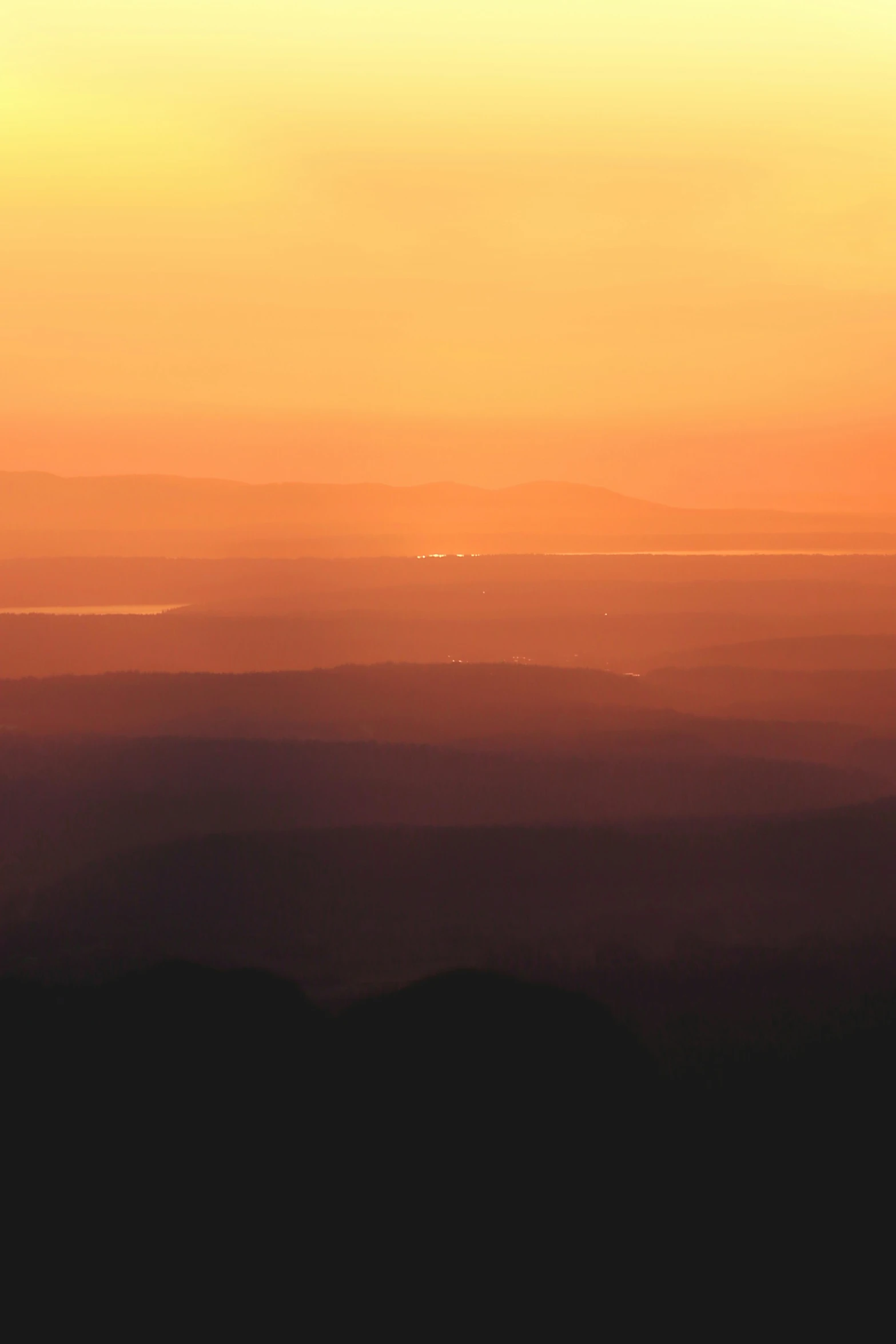 a po taken from the top of a mountain