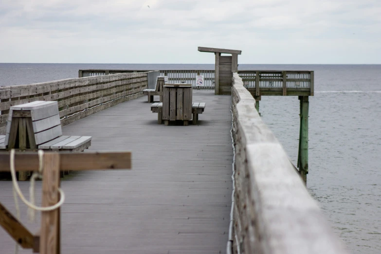 a pier that is next to some water