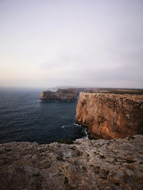 an ocean with a very large body of water