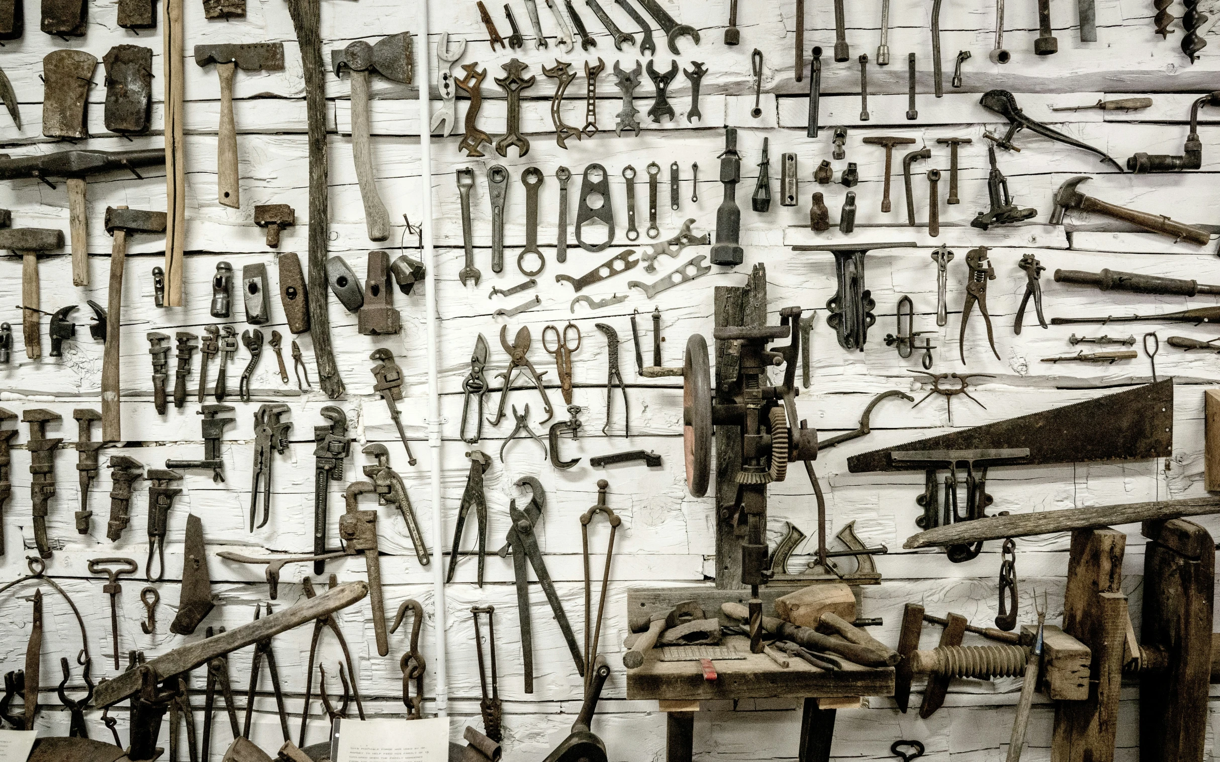 a bunch of tool work and many types of tools