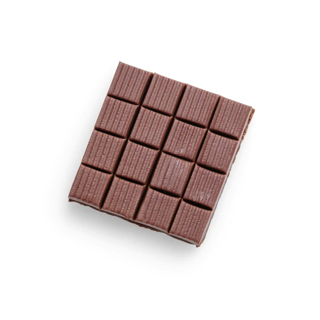 a chocolate bar with several squares of chocolate on top