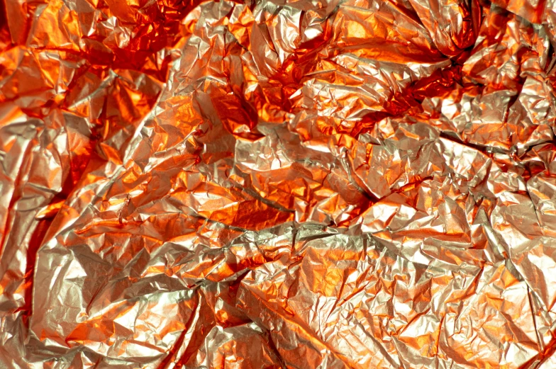 foil that is yellow and red with a white background