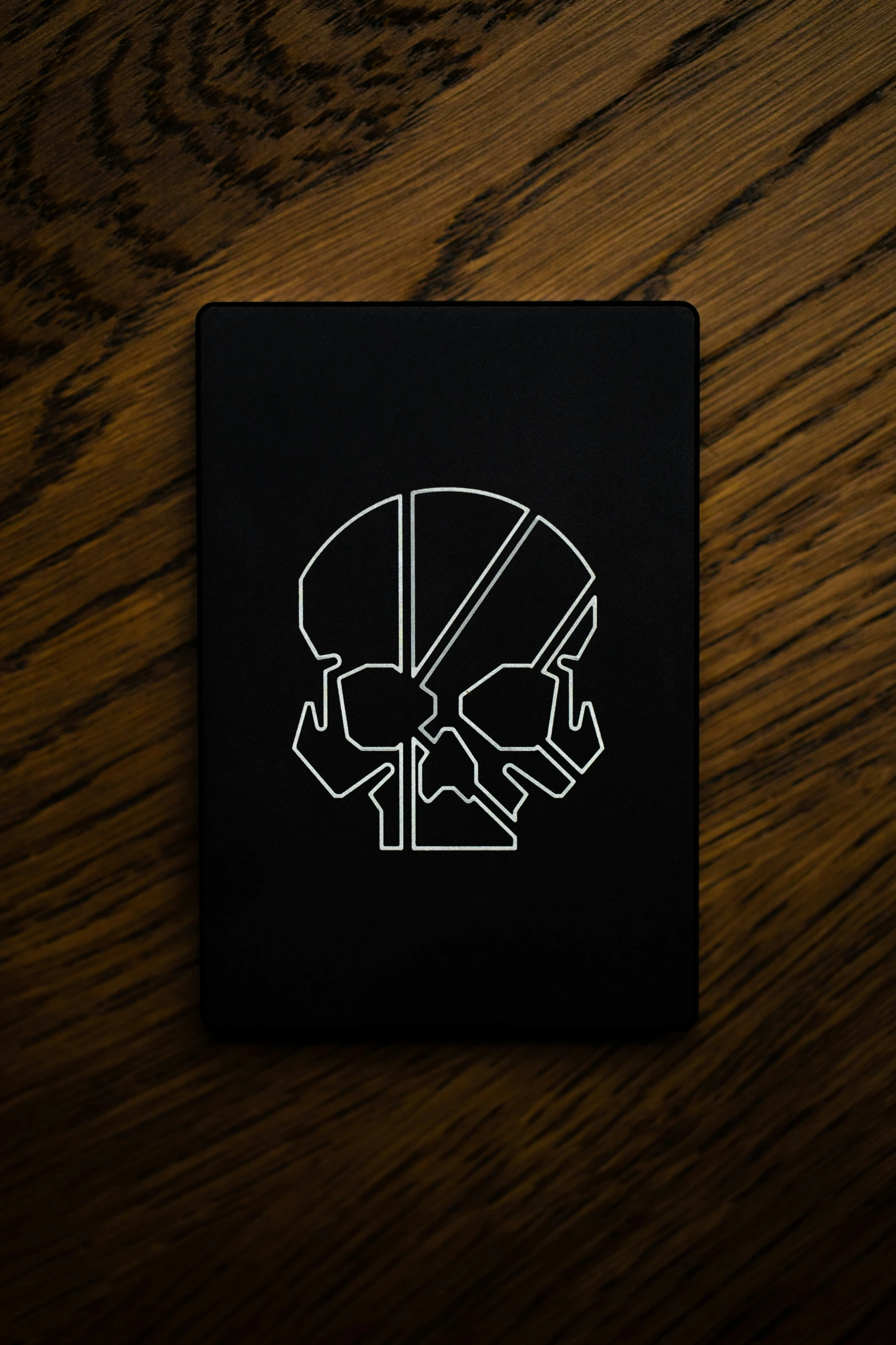 an image of a book with a skull inside