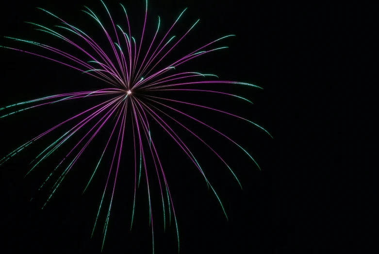 colorful fireworks in the night sky with no image