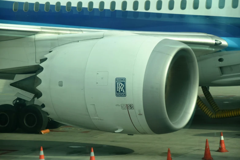 a po of the exhaust and back section of a large plane