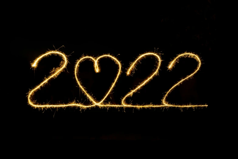 there are two hearts with the numbers 2012 underneath them