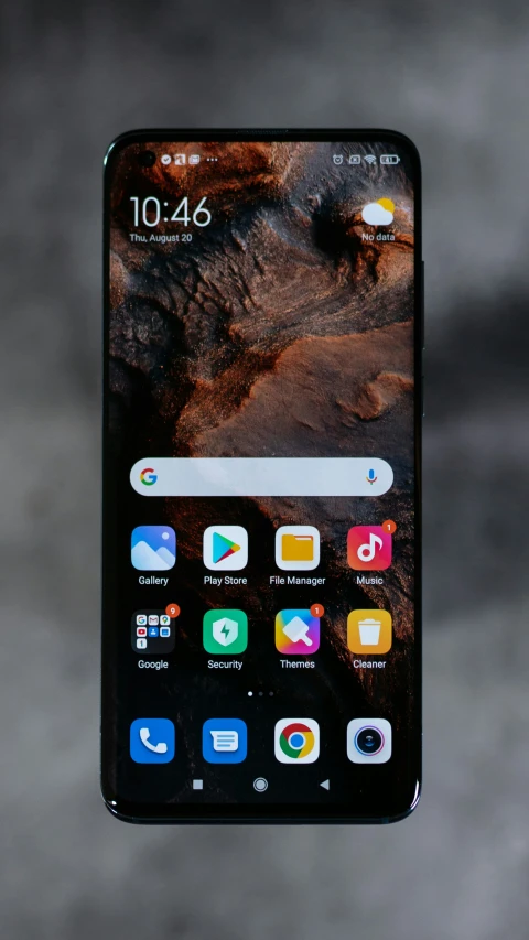 the front side of an iphone displaying apps