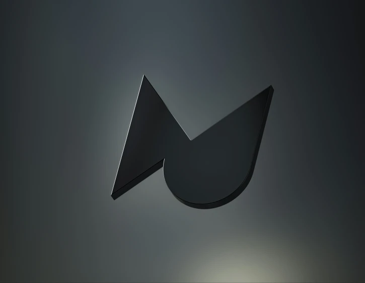 the letter m is displayed in the black color