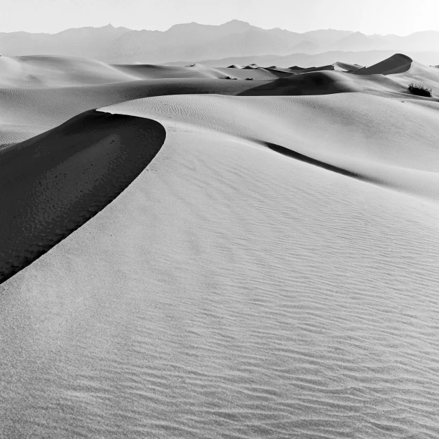 a very tall dune in the middle of the desert