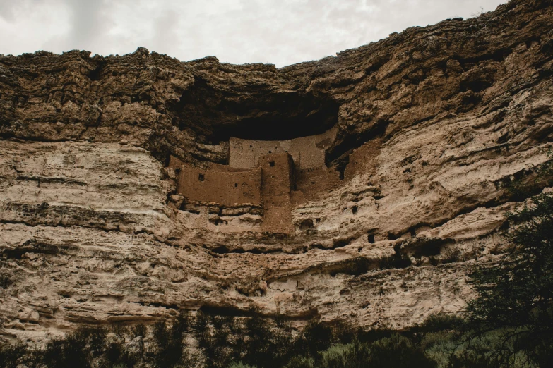 this is an ancient window in the mountains