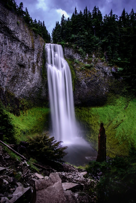 this is an image of a beautiful scene of waterfall