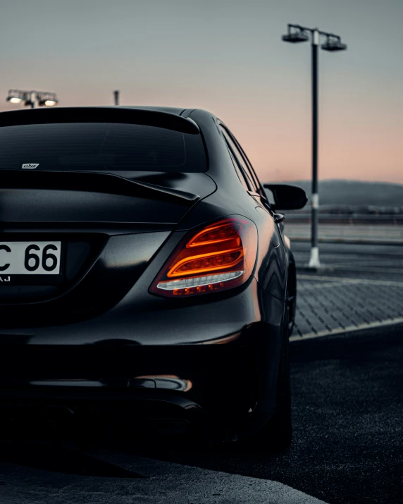 a rear view of a mercedes benz s class coupe