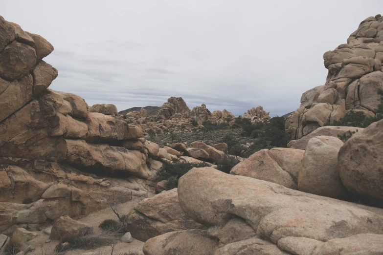 a couple of rocks are near the shore