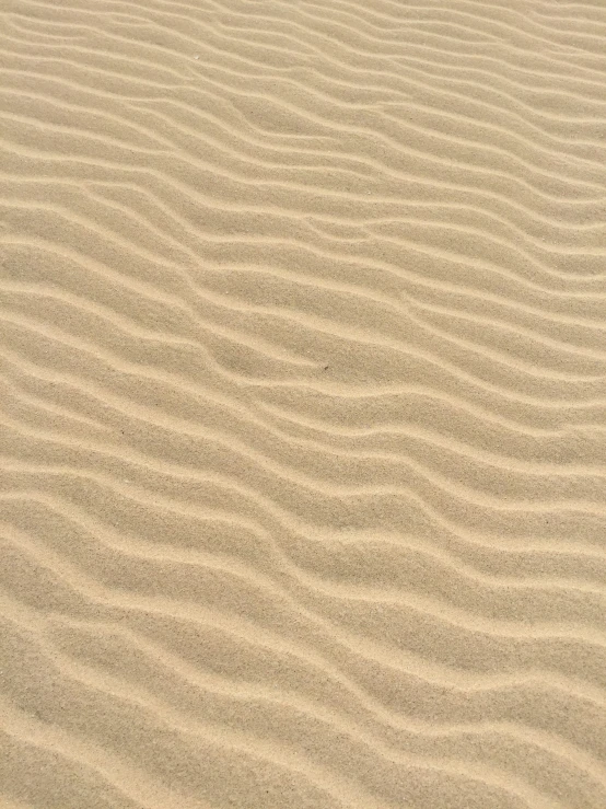 there is a beach sand pattern with very wavy lines