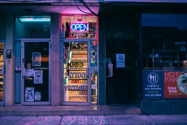 this is a storefront in a small town