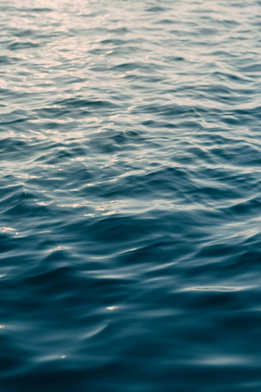 a view of the ocean water with no people or boats