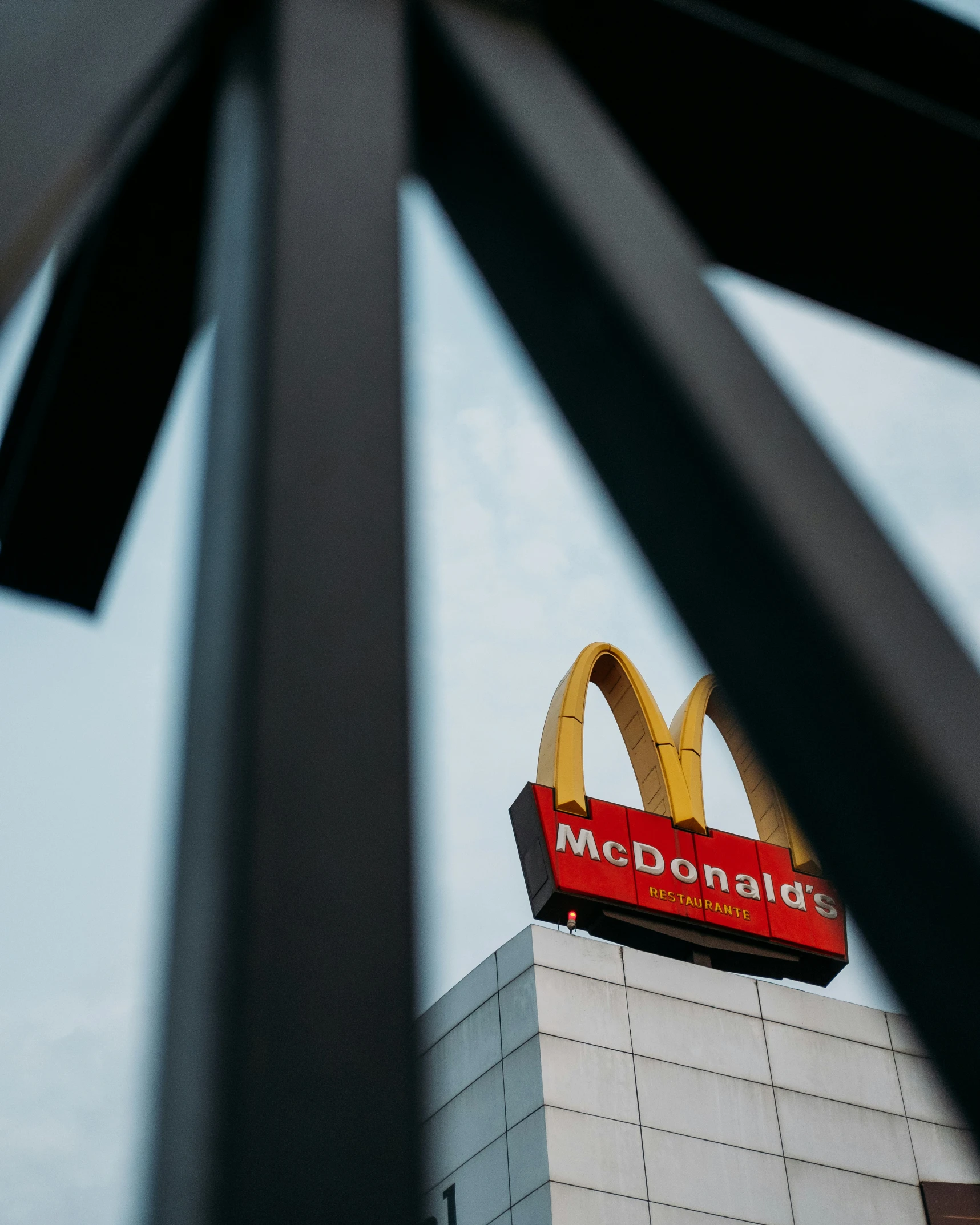 mcdonald's is located on top of an office building