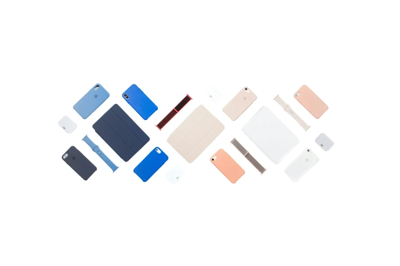 a selection of different wallets in various colors and shapes