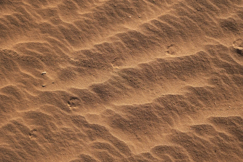 a close up po of sand as an abstract pattern