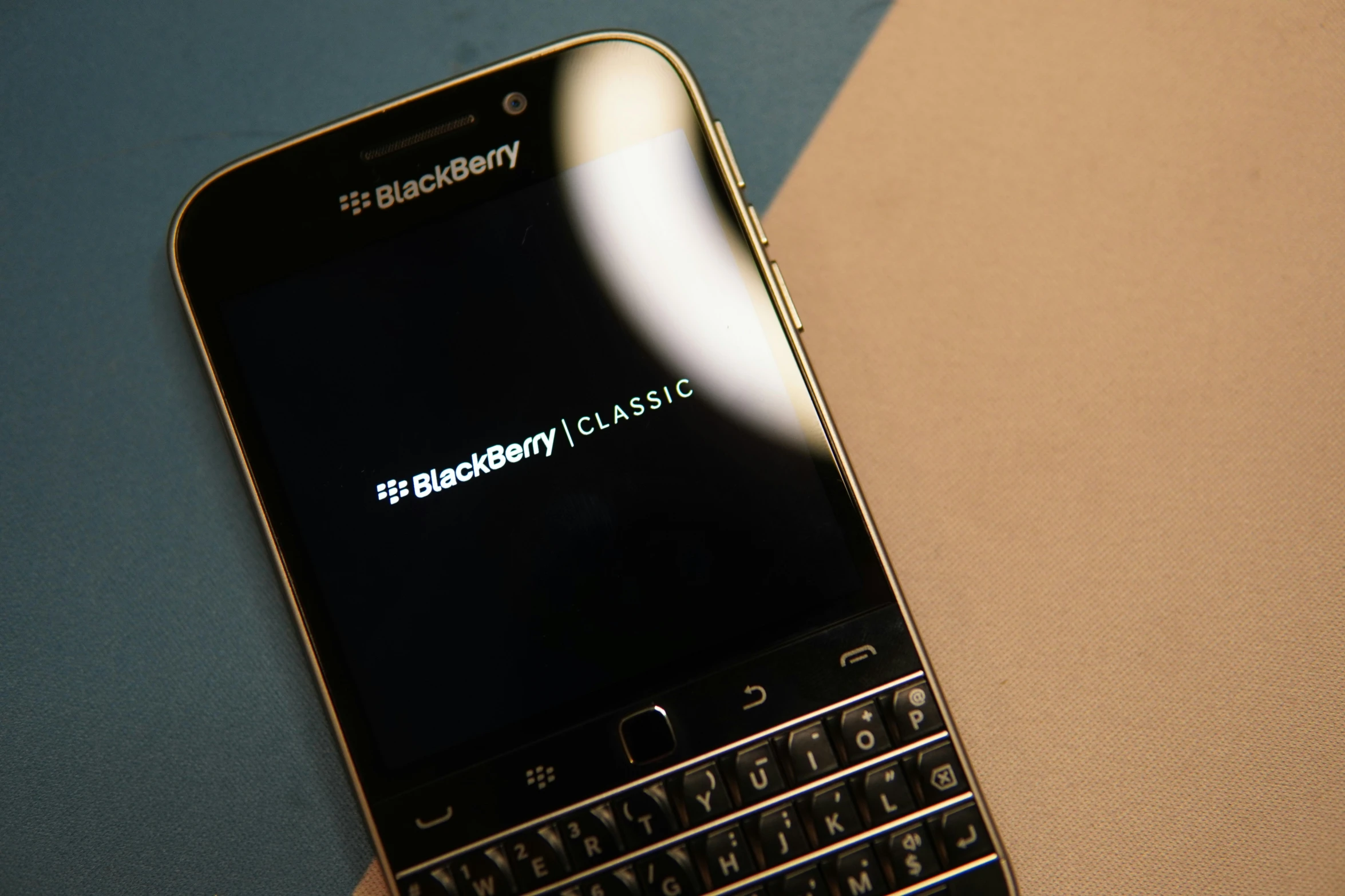 a blackberry blackberry is open to a message on the display