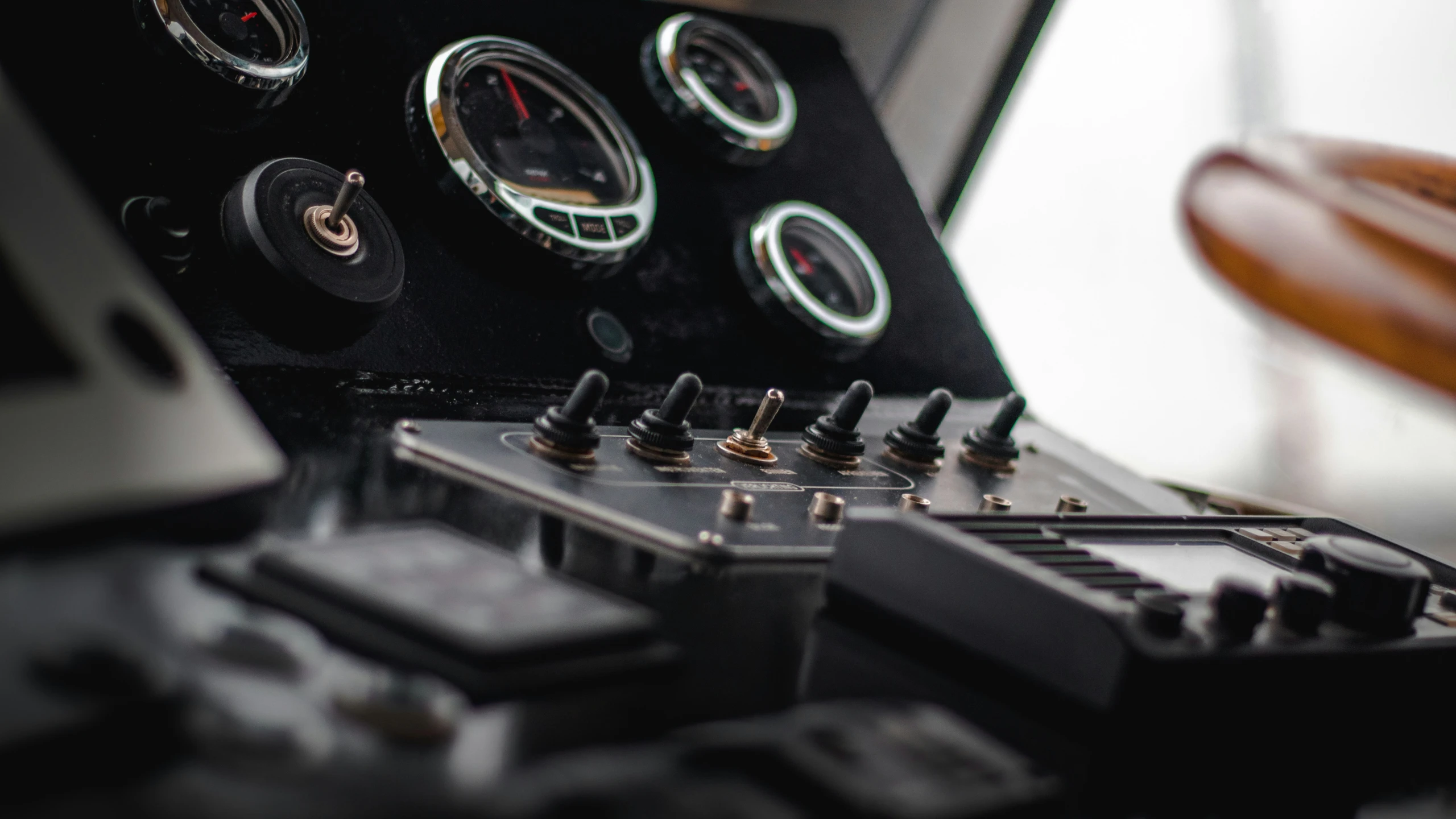 a close up view of an instrument for making sound