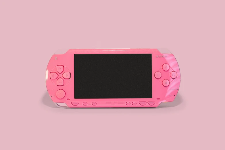 a pink and black children's electronic device