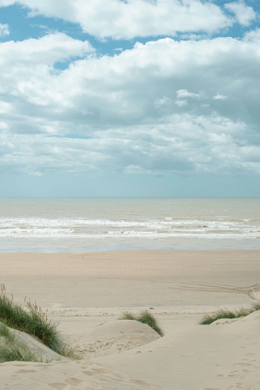 a person standing on the beach holding a frisbee