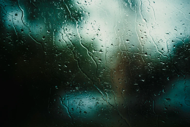 a window with some water drops on it