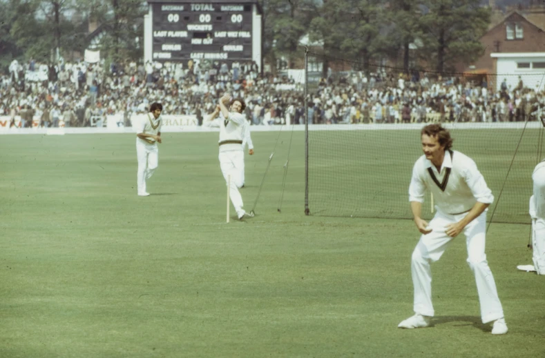 an old pograph of some players on a field