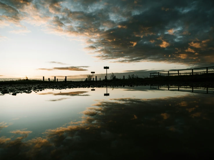 a very pretty dark blue sky with clouds