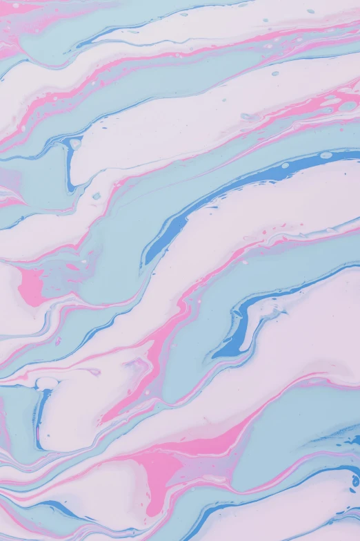 a blue pink and white liquid texture with a pink center