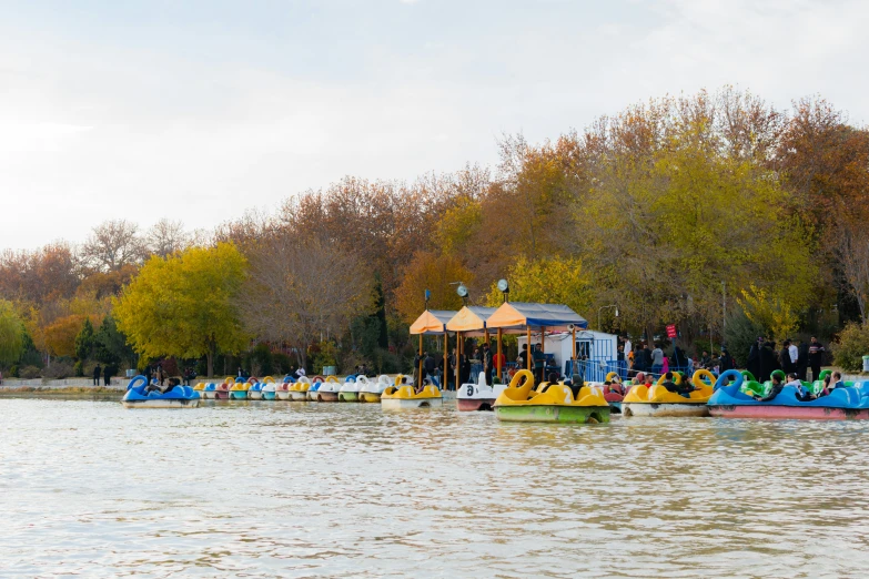 boats that have people on them are on the water