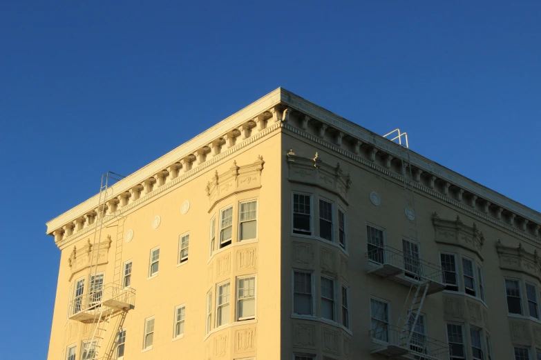 a large building with a clock on the top of it