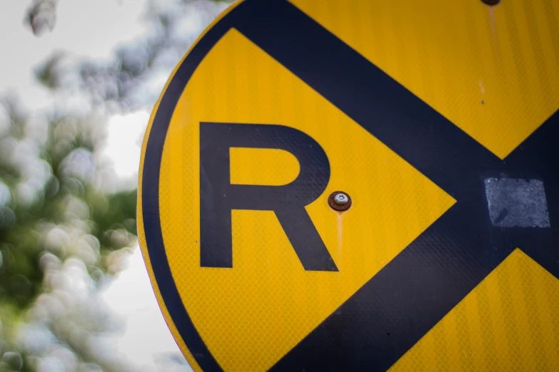 the sign for r is pointing to the left