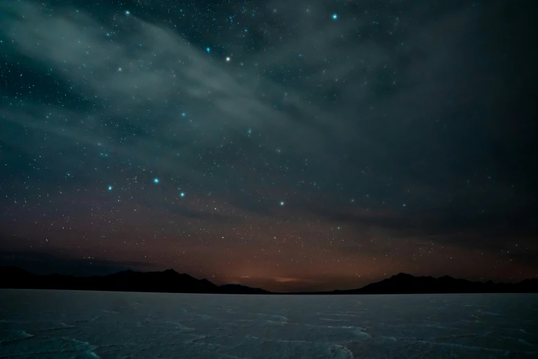 a view of some distant stars in the sky